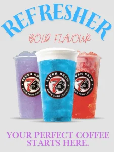 7 brew Energy Menu