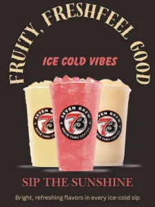 7 brew Lemonades Menu